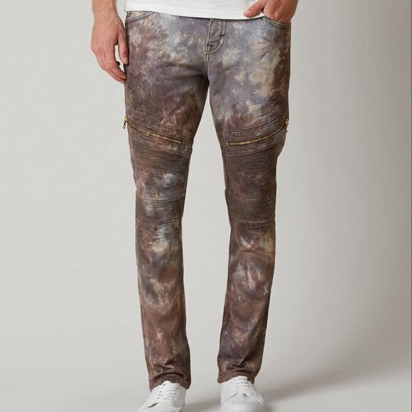 Rock Revival Daviday Moto Slim Straight Jean